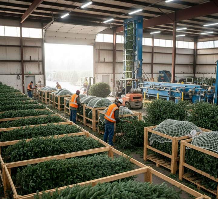 Producteur de sapins de Noël près de Troyes